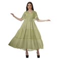 thumbnail image 4 of Moomaya Women Party Night Dresses Plus Size Printed Casual Wear Ladies Clothing, 4 of 6
