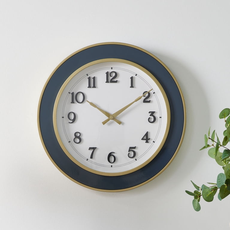 Better Homes & Gardens 15.50 Inch Indoor Modern Wall Clock with