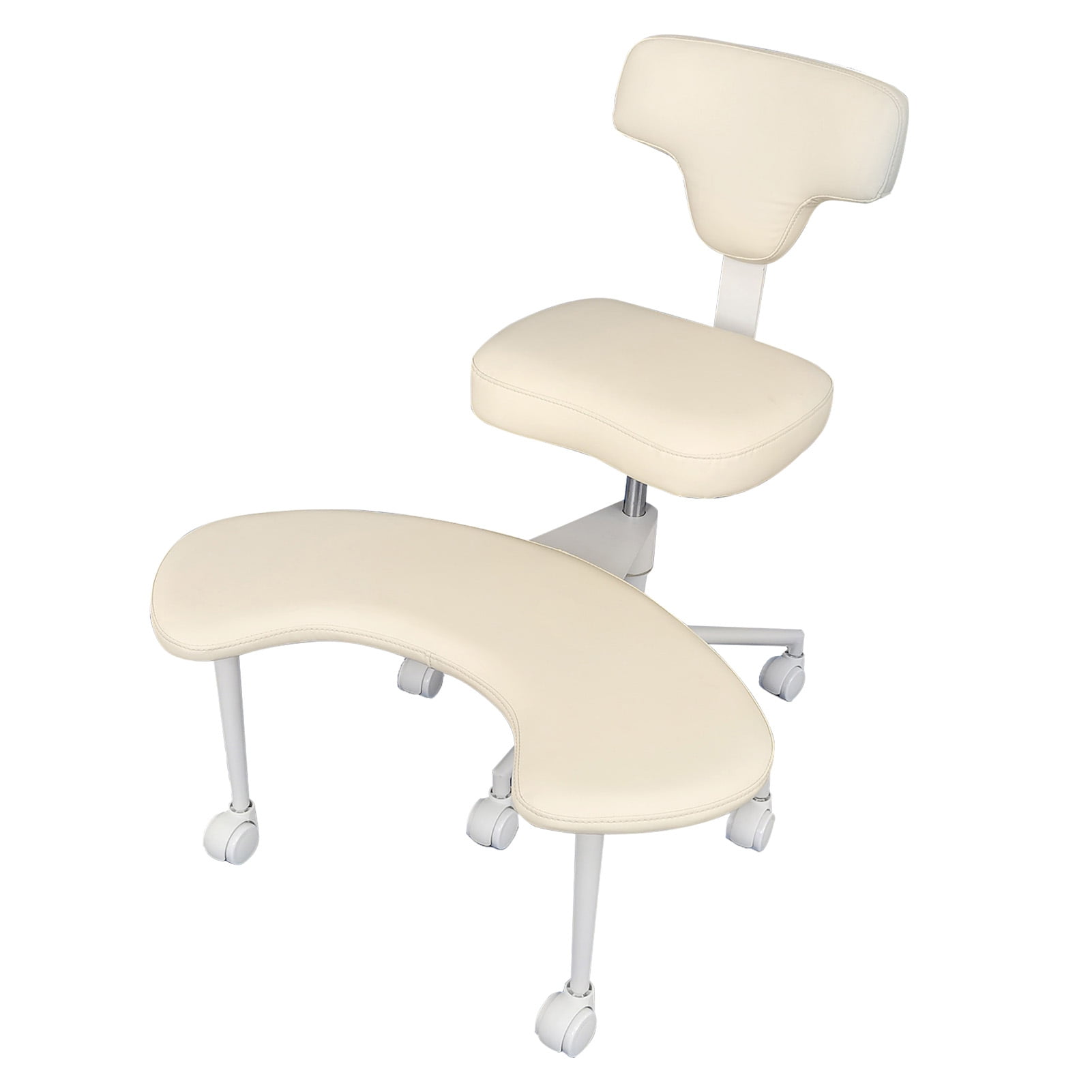 TidBay ADHD Desk Chair, ADHD Chair for Adults, Cross Legged Office Chair with Wheels, Criss Cross Desk Chair with Lumbar Support and Height Adjustable