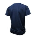 thumbnail image 6 of Men's Short Sleeve Tops with Pocket Regular Fit Henley Shirts Solid Color Business Casual Sport Golf Tees (4XL, Dark Blue), 6 of 6