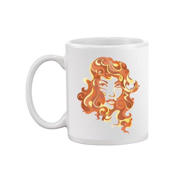 Abstract Girl Face Mug  -Image by Shutterstock,