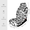 thumbnail image 6 of Jack Skellington Skull Car Seat Covers Vehicle Front Seat Protector Mat Cover Accessories, 6 of 6