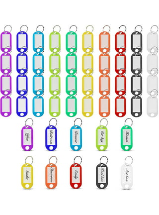 Keychain label tag identifier ID multicolor for keys 100 units