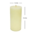 thumbnail image 7 of (2 pack) Mainstays Unscented Pillar Candles, Ivory, 3-Pack, 3x6 inches H, 7 of 7