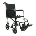 thumbnail image 3 of Karman Healthcare LT-2019-BK Transport Wheelchair-Black, 3 of 3