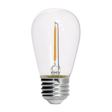 1W S14 LED Bulb, 50 Lumens - Soft White - 4 Pack