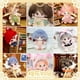 thumbnail image 2 of Muñeca de algodón de felpa Kawaii para niñas, muñeco de súper estrella de peluche, lindo cuerpo gordo, vestido de mariposa, puede cambiar la ropa, regalo, 2 of 5
