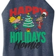thumbnail image 3 of Hey Arnold! - Holiday Homies - Juniors High Neck Tank Top, 3 of 5