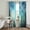 Blue, Teal, Emerald, Navy, variant on Teal Blue Sheer Curtains 84 Inch Length 2 Panels Set, Green Pine Trees Forest Voile Window Treatment Rod Pocket Curtains Sheers Drapes for Bedroom/Living Room/Kitchen 52"x84"x2