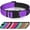 Purple, variant on DOVACKA Reflective Dog Collar, Soft Neoprene Padded, Metal D-Ring, Nylon Pet Collar Adjustable for Large Dogs, Teal, L