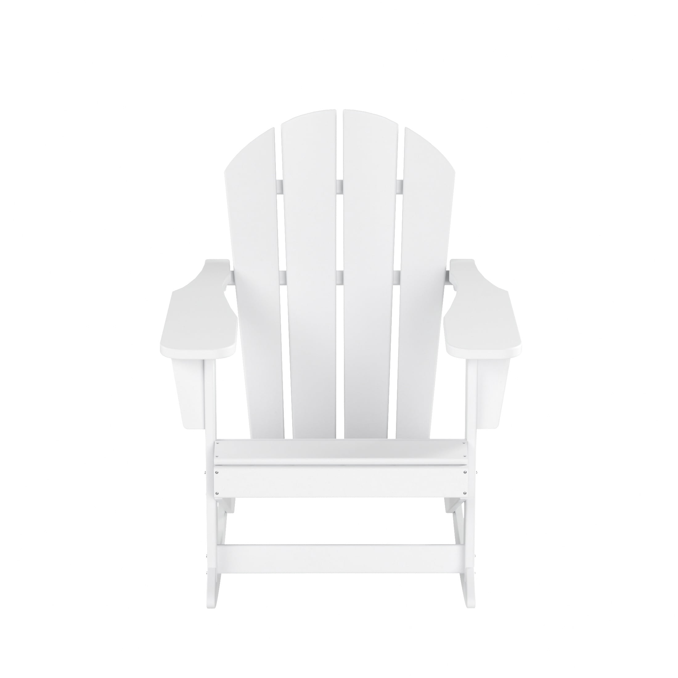 Polytrends  Laguna Hdpe All Weather Outdoor Patio Rocking Chair White