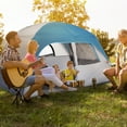 thumbnail image 4 of Camping Tent 6 Person 4 Person, Family Dome Tents, Easy Set Up Large Tent for Camp with Top Rainfly, Outdoor Tent with 3 Large Mesh Windows for Hiking Camp Outdoor, 4 of 9
