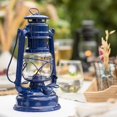 thumbnail image 2 of Feuerhand Galvanized Lantern - Royal Blue, 2 of 7