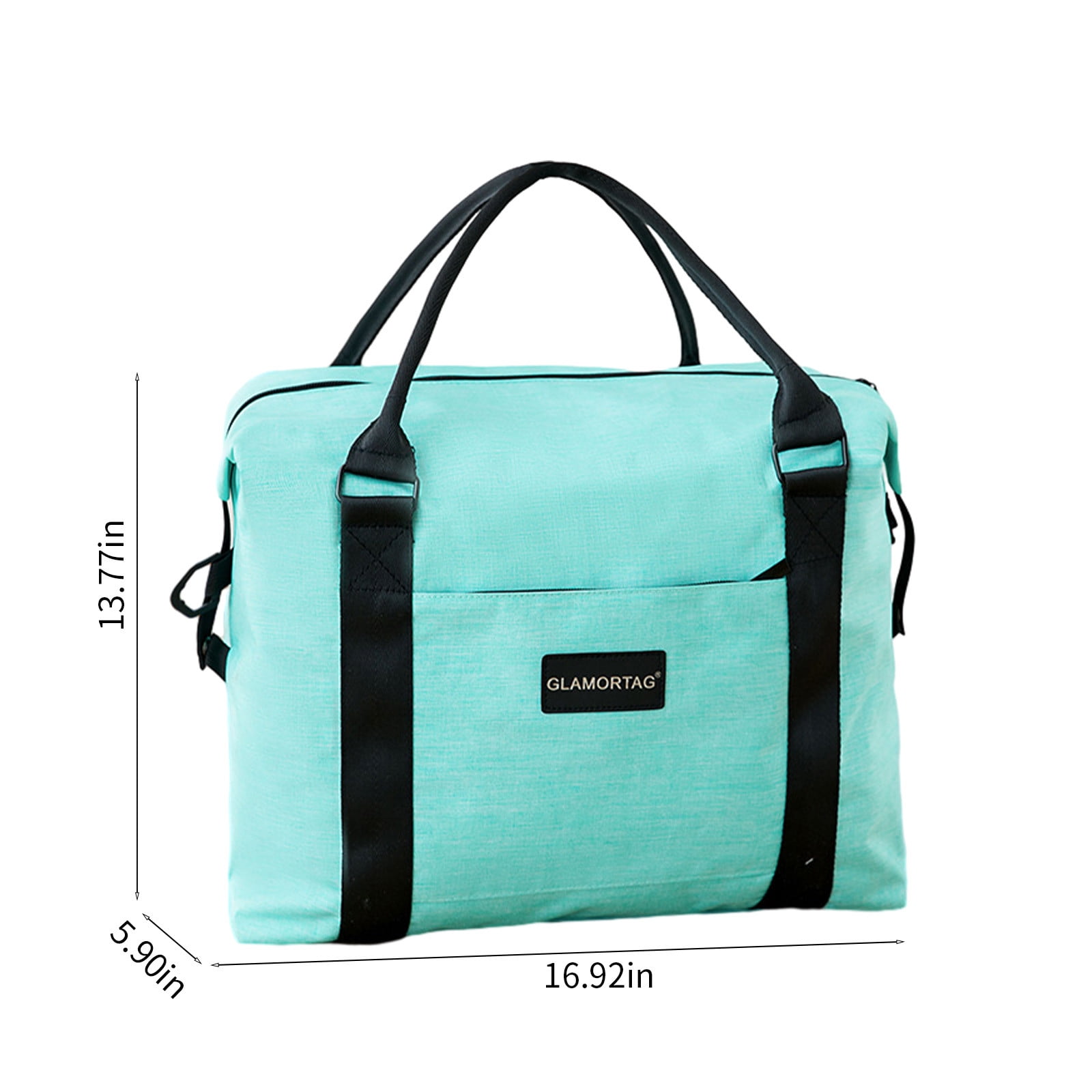 Qnjujn Large Travel Bag, Expandable Gym Bag,Carry On Overnight Bags For Women With Trolley Sleeve Wet Pocket,travel Duffel BagsTravel Bag, Sports Tote Gym Bag Blue