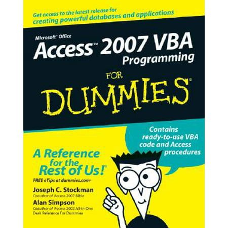 Access 2007 VBA Programming for Dummies (Best Database For C# Desktop Application)