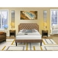 thumbnail image 2 of East West Furniture Granbury 3-Piece Wooden Queen Bedroom Set in Brown/Jacobean, 2 of 8