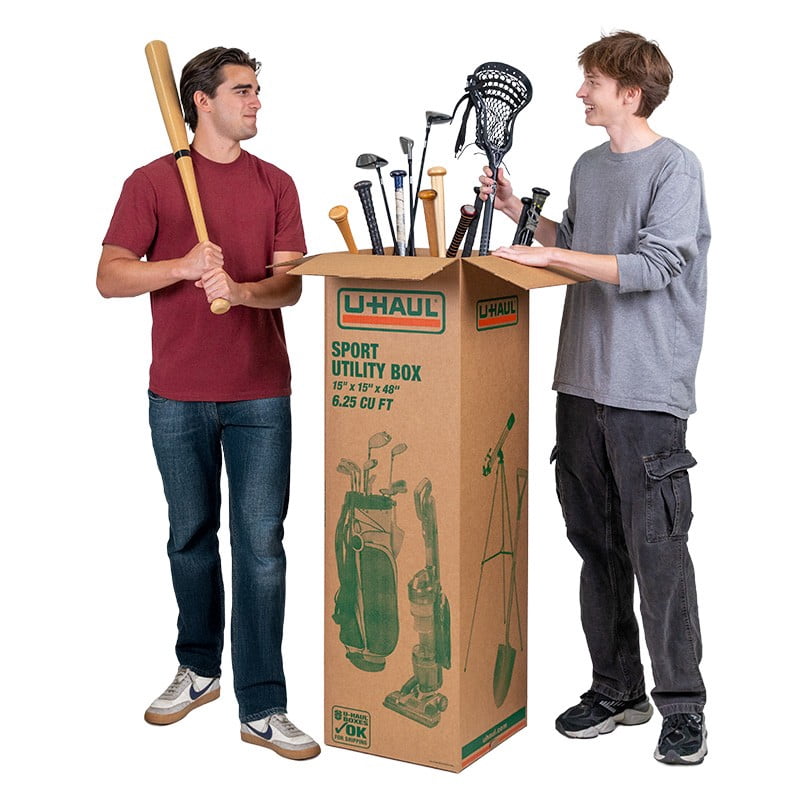 U-Haul Sports Utility Box- 15 x15 x48