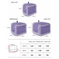 thumbnail image 2 of Purple Greek Key Toaster Cover 2 Slice, Small Kitchen Appliance Covers, Geometric Greece Ancient Farmhouse Geo Toaster Oven Cover with Loop, Bread Machine Cover Polyester Dust Cover Protection, 2 of 4
