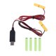 thumbnail image 1 of Aa Aaa, eliminador de batería, cable de alimentación USB, adaptador de batería de 4,5 v, AAA,11 Feliz Sencillez, 1 of 5