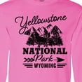 thumbnail image 4 of Inktastic Wyoming Yellowstone National Park Long Sleeve T-Shirt, 4 of 5