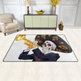 thumbnail image 3 of Coolnut Lightweight Carpet Mats, 31 x 20 inches Area Soft Rugs Floor Mat Doormat Decoration for Rooms Entrance Skull Trumpet Player, 3 of 6