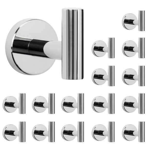 Ganchos para toallas de baño NearMoon SUS 304 de acero inoxidable, paquete de 16