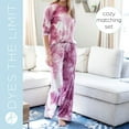 thumbnail image 5 of Hello Mello Dyes The Limit Lounge Top and Pants, 2-Piece Pajama Set, Orchid Medium/Large (Women's), 5 of 7