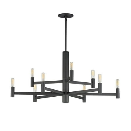 21369BK-Maxim Lighting-Emana - 9 Light Chandelier-15.5 Inches Tall and 33.5 Inches Wide-Black Finish