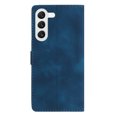 thumbnail image 2 of SaniMore Wallet Case for Samsung Galaxy S23 6.1" 2023,  PU Leather Embossed Flower Shockproof [Card Slots + Cash Pocket + Removeable Wrist Strap] Kickstand Full Protective Business Shell, Darkblue, 2 of 11