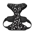 thumbnail image 5 of Lsque Black White Leaves Dog Harness, No-Pull Pet Harness with 2 Leash Clips, Adjustable Soft Padded Dog Vest with Easy Control Handle for Large Dogs-Large, 5 of 9