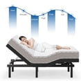 thumbnail image 4 of eChamp Electric Adjustable Bed Frame Base with Massage,Remote Controller,No Mattress, Queen Size, 4 of 12