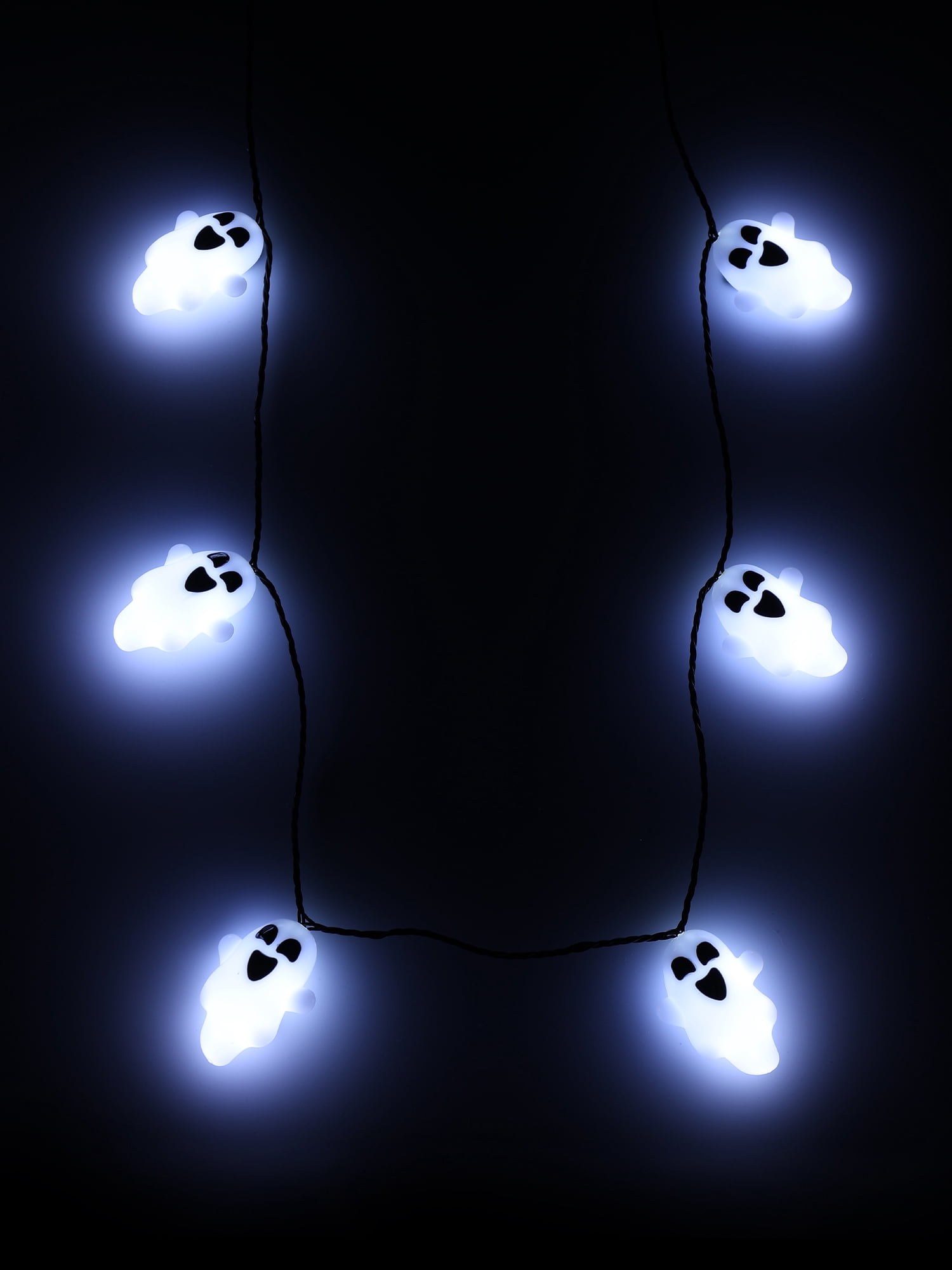 Way to Celebrate Ghost Light-Up Halloween Necklace, 1 Piece