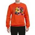 thumbnail image 2 of Wild Bobby Dean Russo A Dog Wags Its Tail With Its Heart Gratitude Pitbull Dog Lover Unisex Crewneck Graphic Sweatshirt, Orange, 3X-Large, 2 of 5