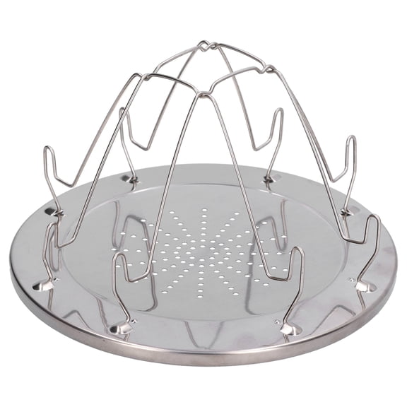 Soporte para rejilla de tostadora de camping de acero inoxidable, tostadora de estufa de campamento plegable Tostadora de estufa de campamento plegable de acero inoxidable Tostadora de estufa de campamento plegable Características mejoradas