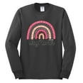 thumbnail image 3 of Waymaker Rainbow Inspirational/Christian Mens Long Sleeve Shirt, Charcoal, X-Large, 3 of 5