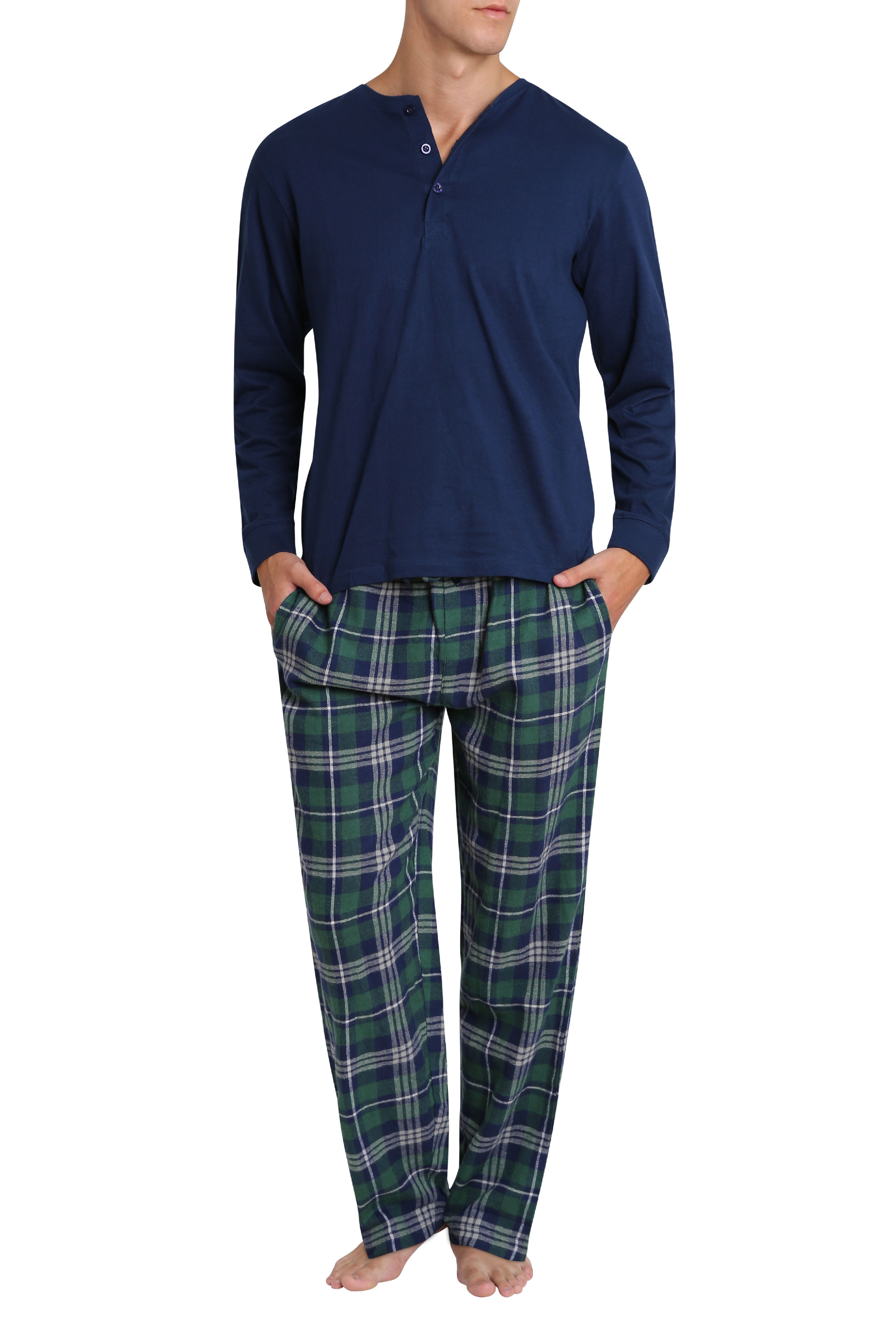Mr. Sleep Mr. Sleep Adult Men's Flannel Pajama Pant and Long Sleeve