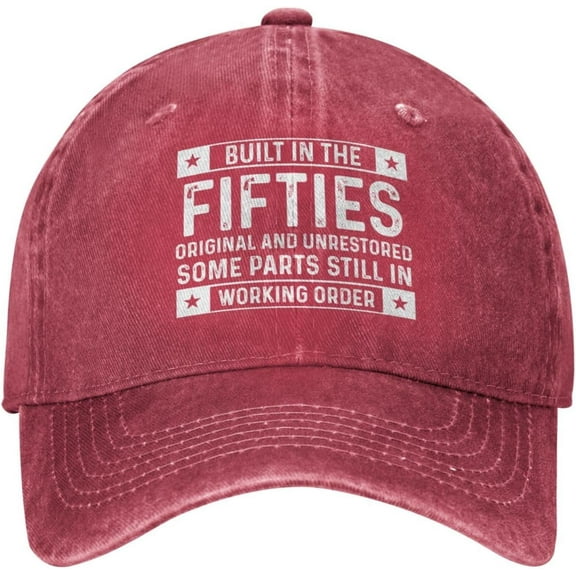 Built in Fifties Original and Unrestored Some Parts Hat Women Baseball Cap Vintage Cap