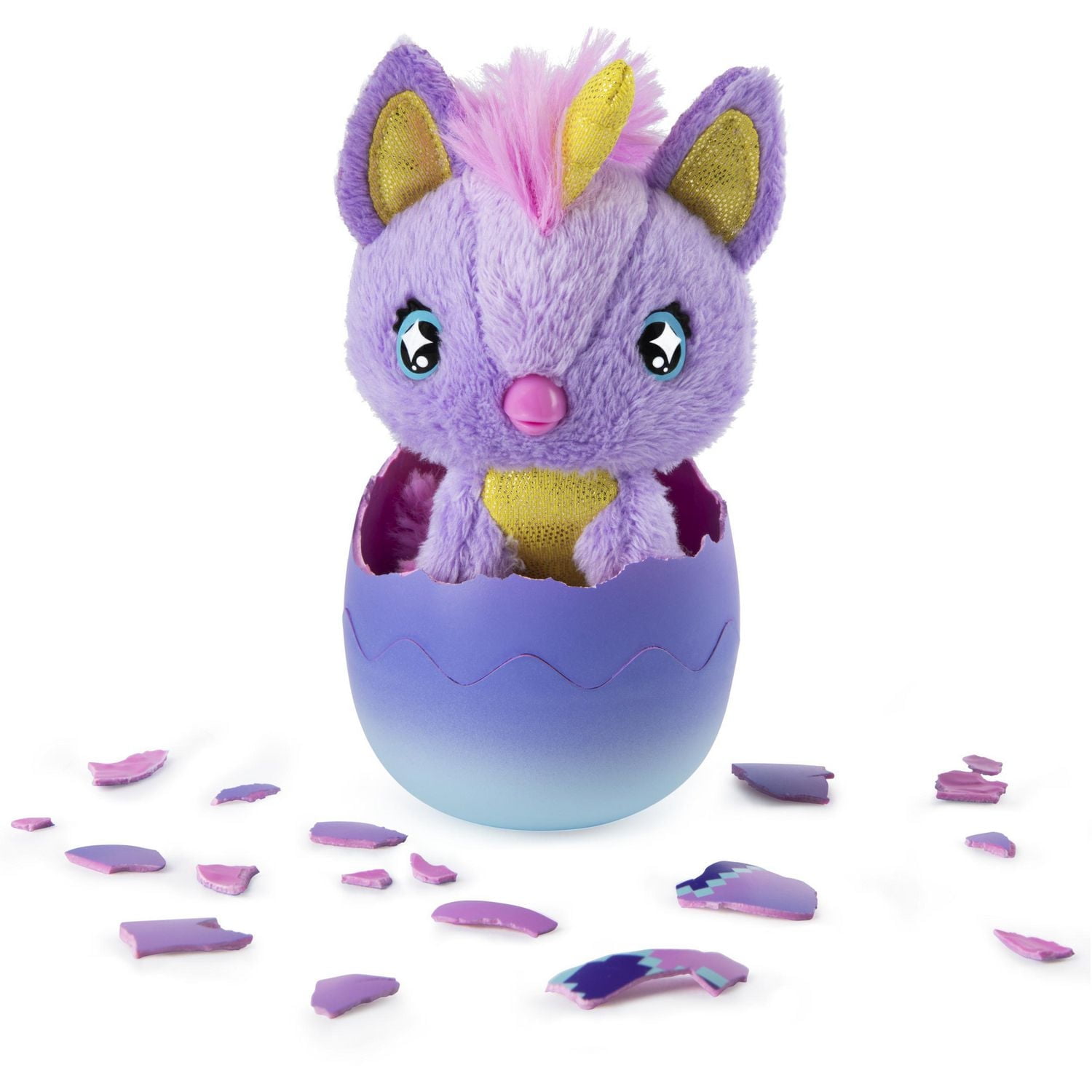 Hatchimals Hatchtopia Life, 2-inch tall Plush Hatchimals with Interactive Game, for Ages 5 and Up (Styles May Vary)