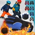 thumbnail image 6 of Kids Ski Gloves for Outdoor Sports4-9Years Winter Gloves for Kids Boys Girls Snow Windproof Mittens Outdoor Sports Skiing Clearance Deals, 6 of 6