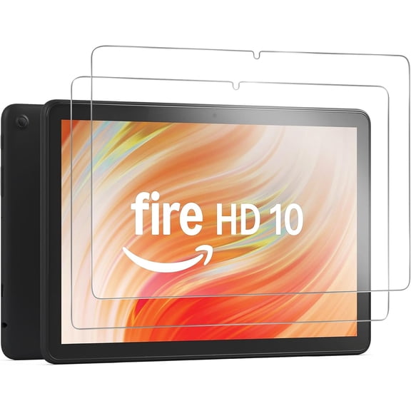 Screen Protector Compatible with 10 Kids / 10 Kids Pro Tablet 10.1 inch (2023/2021 Release), 9H Tempered Glass Film, HD Clear, Scratch Resistant, Bubble Free, 2-Pack
