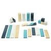 Tegu 24 Piece Set in Blues