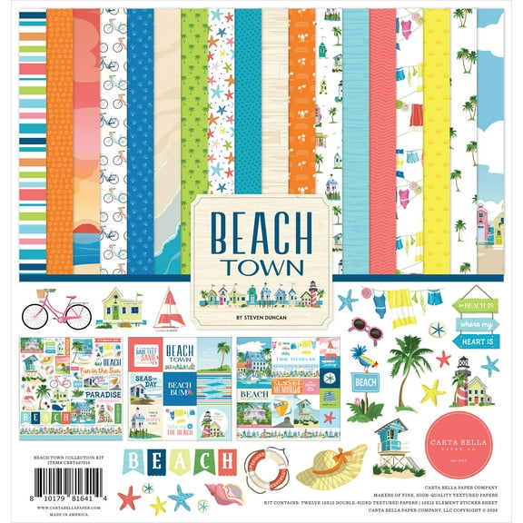 Carta Bella Collection Kit 12"x12" - Beach Town