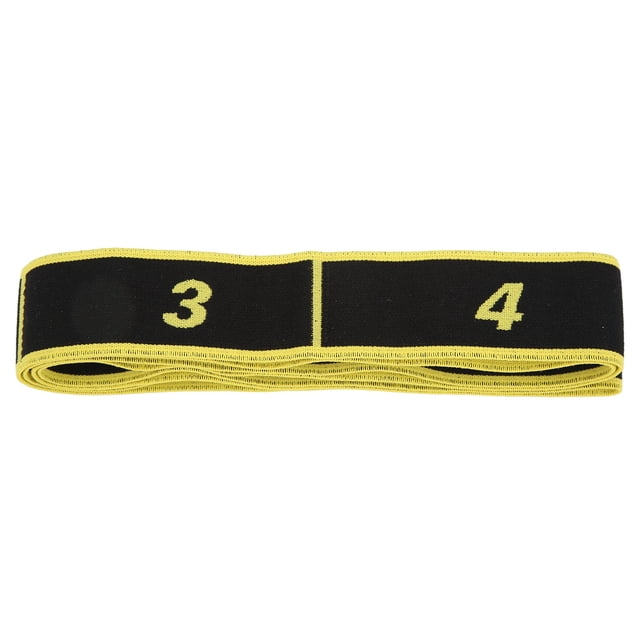 Resistance Bands, Adult Latin Dance Elastic Band Correct Standing Posture Polyester Cotton For Warm Up For Gymnastics Yellow