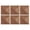 Ebony, variant on Decorative Acoustic Panels, Flame-Retardant Polyester Fiber Sound Absorbing Wall Tiles with Wood Grain Design, Self-Adhesive & Easy Install Sound Absorbing Wall Art for Home Theater Studio Office
