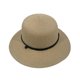 thumbnail image 5 of Women Floppys Straw Hat Wide Brim Foldable Beach Cap Breathable Lightweight Sun Hat for Outdoor, 5 of 5