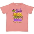 thumbnail image 3 of Inktastic Little Miss Mardi Gras with Crown and Dots Girls Toddler T-Shirt, 3 of 5