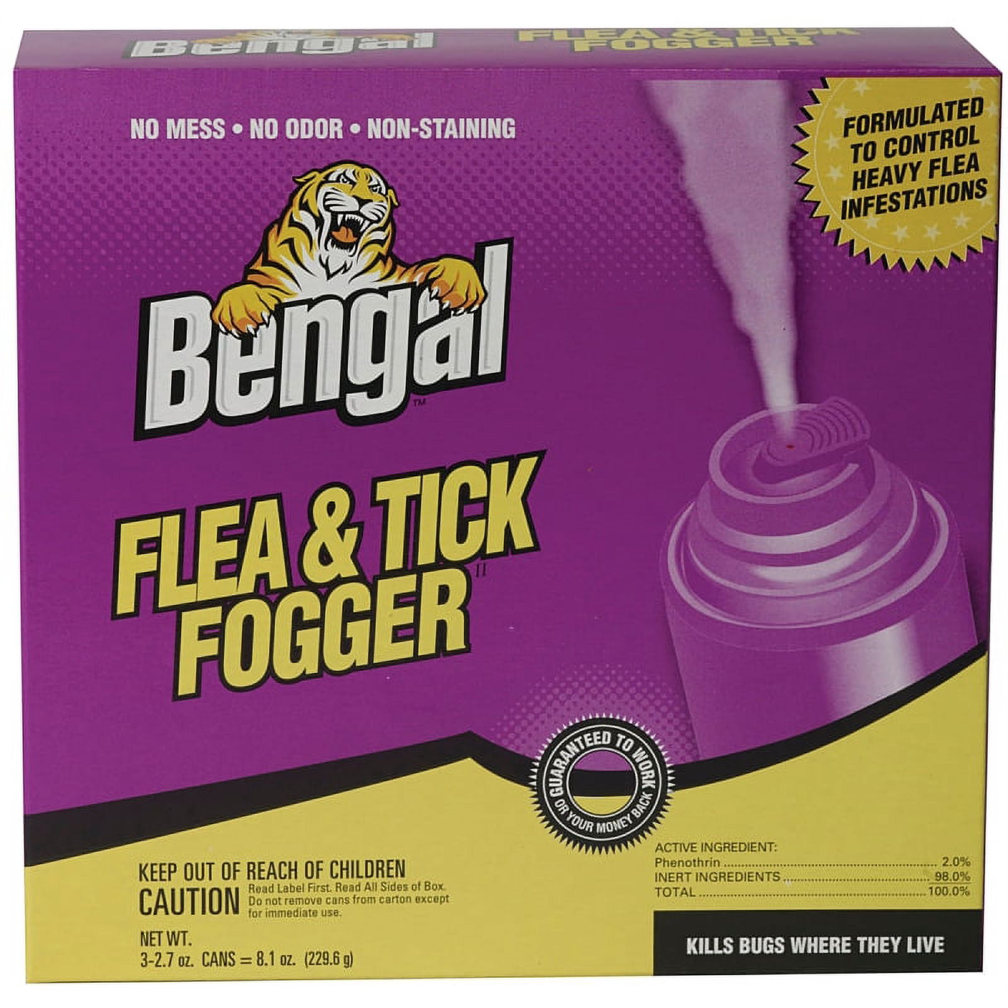 BENGAL 55206 Flea Killer Plus, 3.3 Oz Spray Bottle