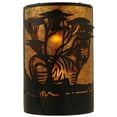 thumbnail image 2 of Meyda Tiffany 130872 12" W Zebra Right Wall Sconce - Orange, 2 of 5