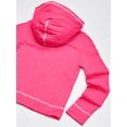 thumbnail image 1 of Hanes Little girls Slub Jersey Full Zip Jacket, Amaranth, Medium, 1 of 4