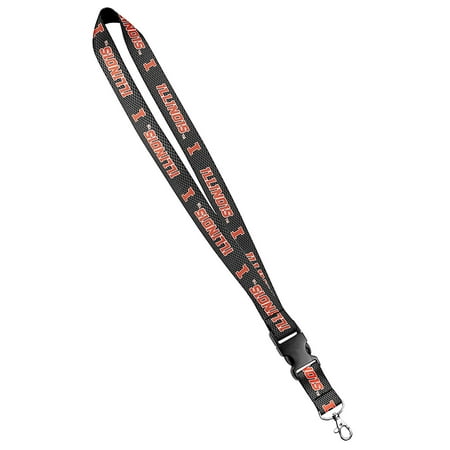 University of Illinois Lanyard ID Badge Holder 3/4 inch Satin
